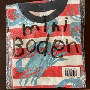 Boden printed 7-8 pajamas NWT